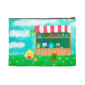 Our Cafe Travel Zipper Pouch