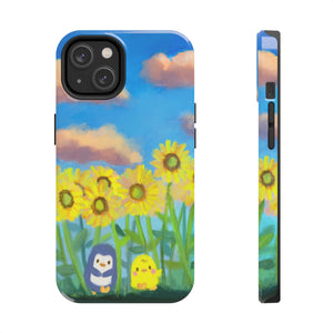 Among the Sunflowers iPhone Case