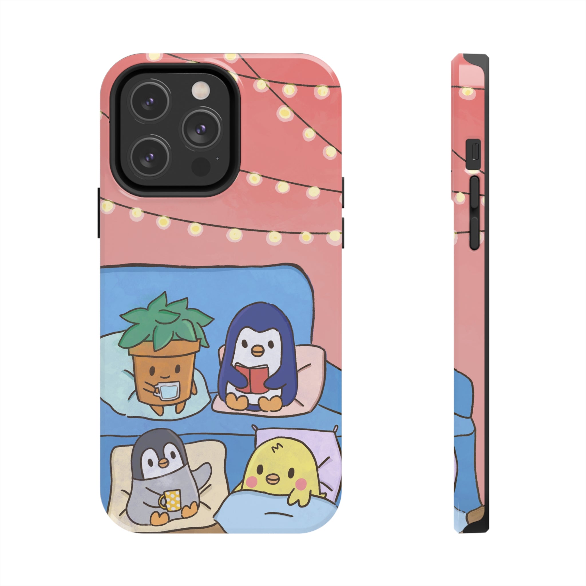 Comfy and Cozy Pink iPhone Case