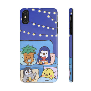 Comfy and Cozy Blue iPhone Case